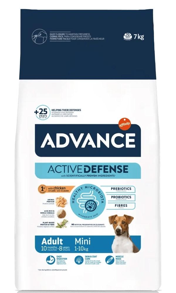 Advance Dog Mini Adult Chicken and Rice КУРКА корм для собак міні і малих порід 7 кг (965767)